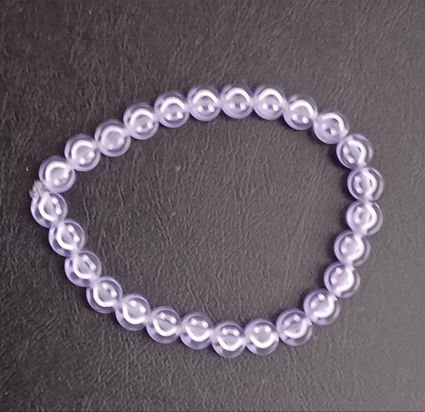 7mm Smiley Face Bead Bracelet